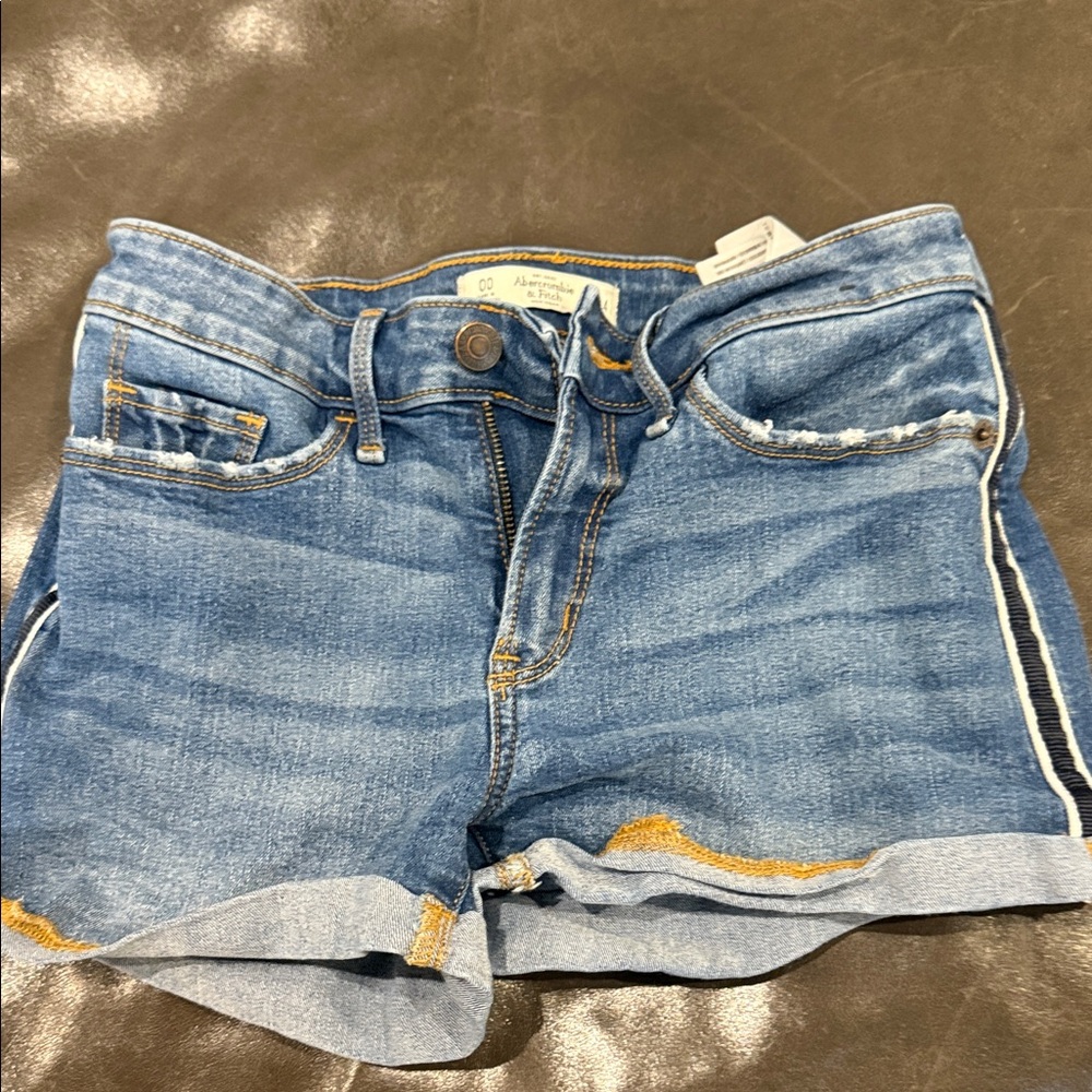 Ambercrombie and fitch Outfitters Blue Jean Shorts